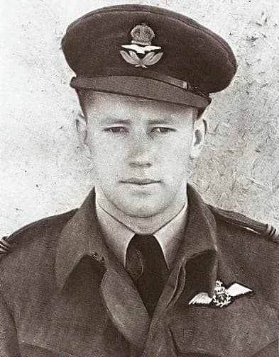Ian Douglas Smith - Flight Lieutenant Ian Smith of the Royal Air Force, pictured in either 1942 or 1943, during his service in the Second World War. Smith was later Prime Minister of Rhodesia between 