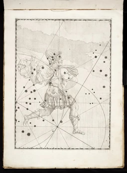 Johann Bayer - Constelacion de Cepheus en Uranometria de Bayer.