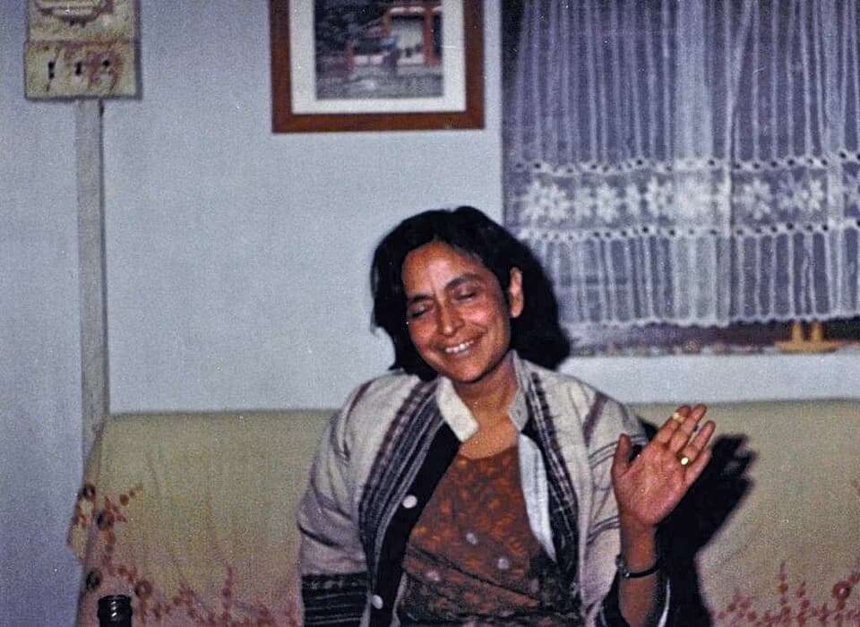 Amrita Pritam - Amrita Pritam-New Delhi-Dec 1969-Pic Ravinder Ravi