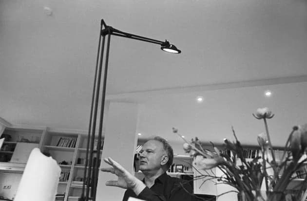 Ulrich Beck - Ulrich Beck am 08. März 1999 in seiner Wohnung in München