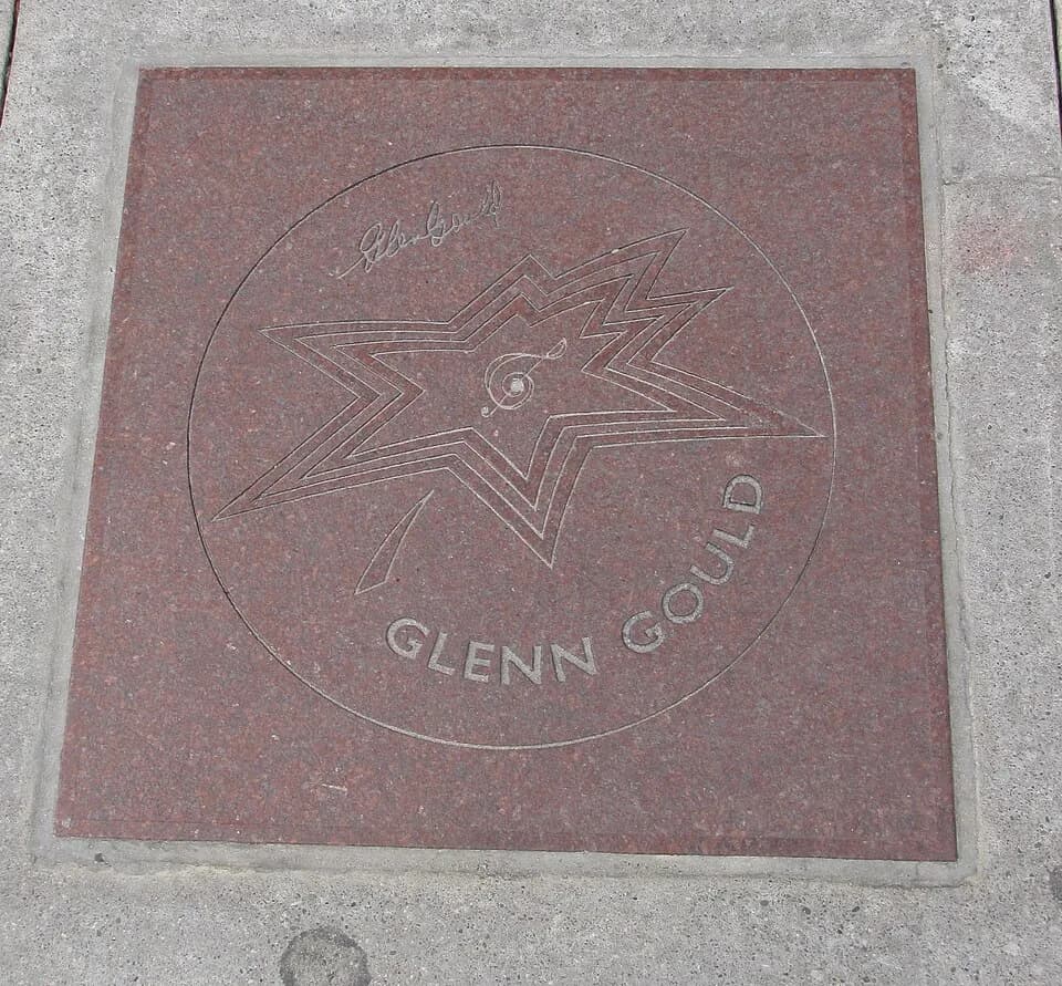 Glenn Gould - Glenn Gould's star on Canada's Walk of Fame