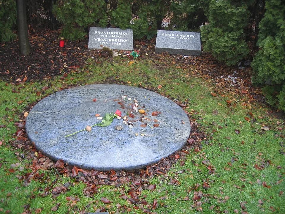 Bruno Kreisky - Bruno Kreiskys Grab am Zentralfriedhof