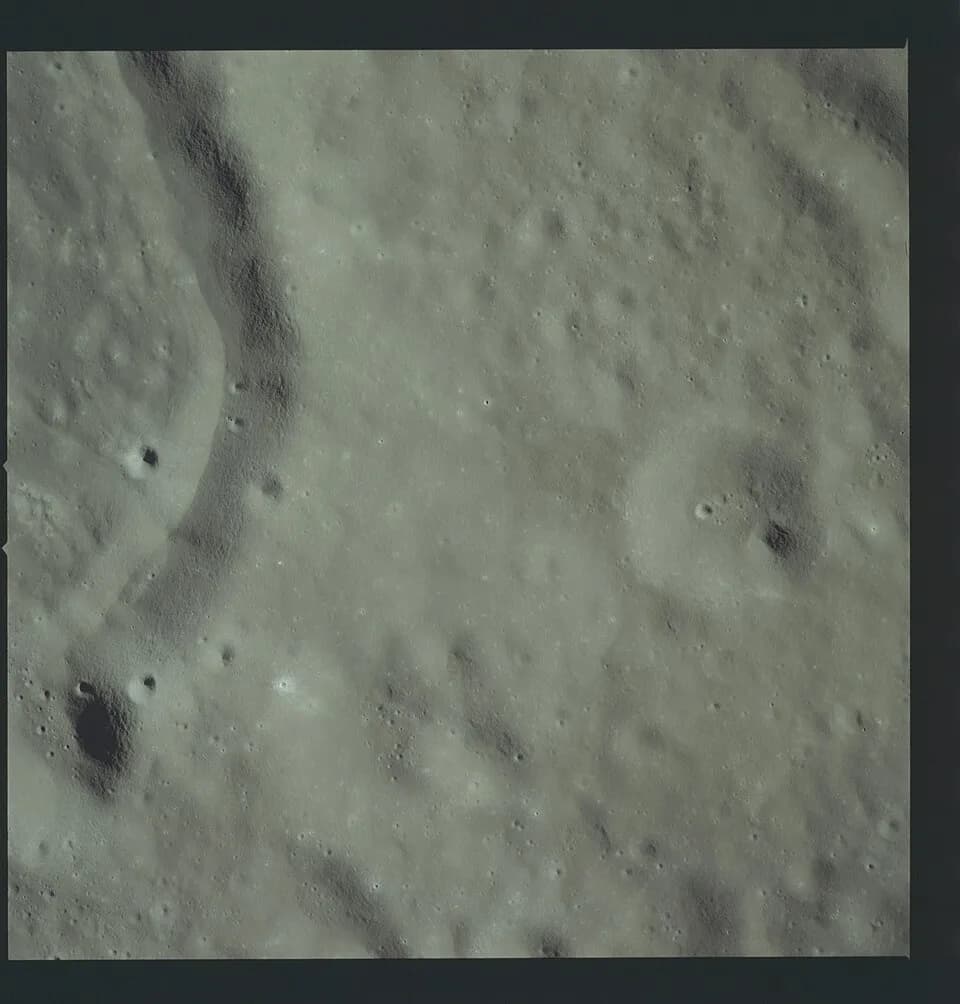 Fritz Zwicky - Apollo 17 Hasselblad image from film magazine 149/KK - Lunar Orbit, LM Rendezvous