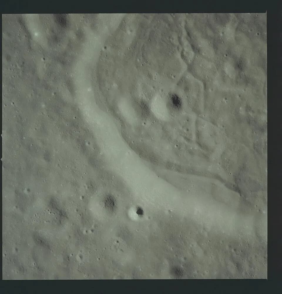 Fritz Zwicky - Apollo 17 Hasselblad image from film magazine 149/KK - Lunar Orbit, LM Rendezvous