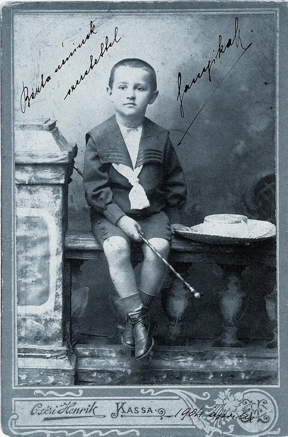 Sándor Márai - Hungarian author Sándor Márai at the age of 4