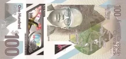 Arthur Lewis - East caribbean states eccb 100 dollars