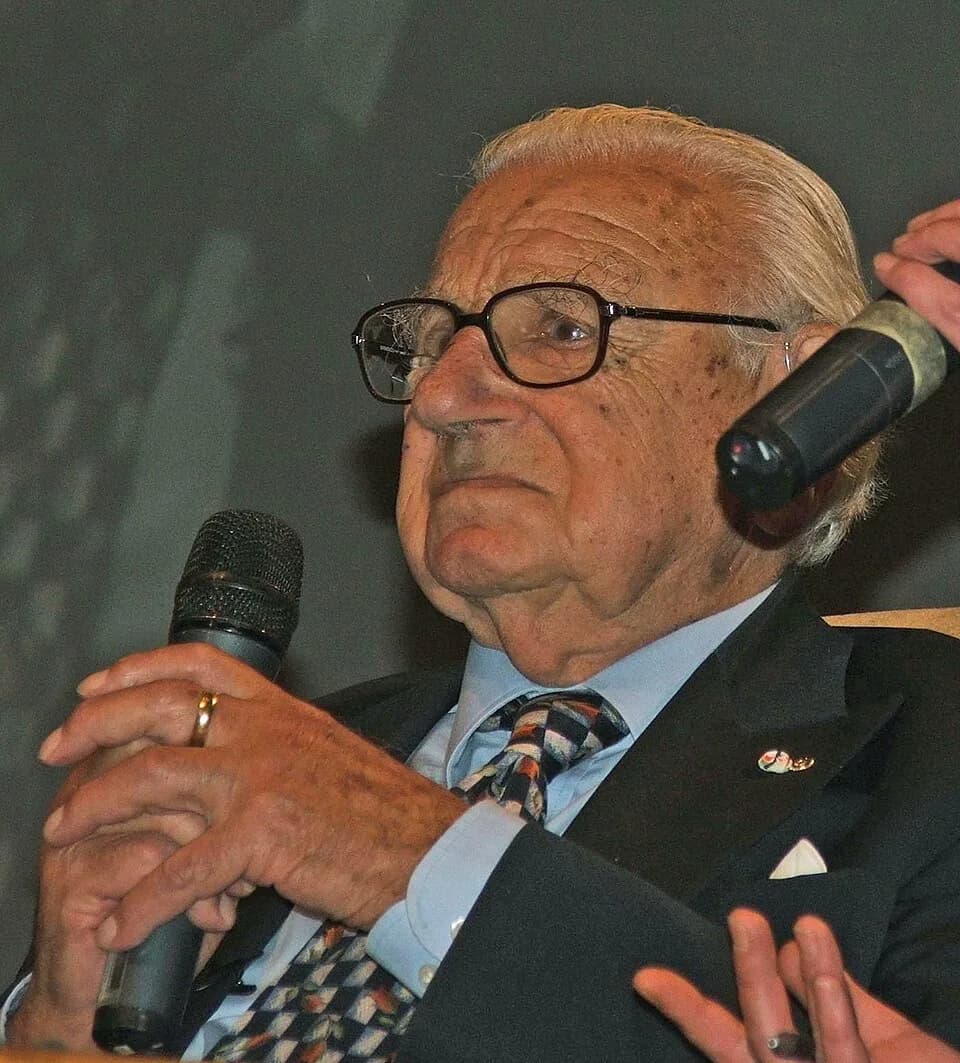 Nicholas Winton - Sir Nicholas Winton - British humanitarian (b. 1909) who organized the rescue of about 669 mostly Jewish Czech children visiting Prague in October 2007.