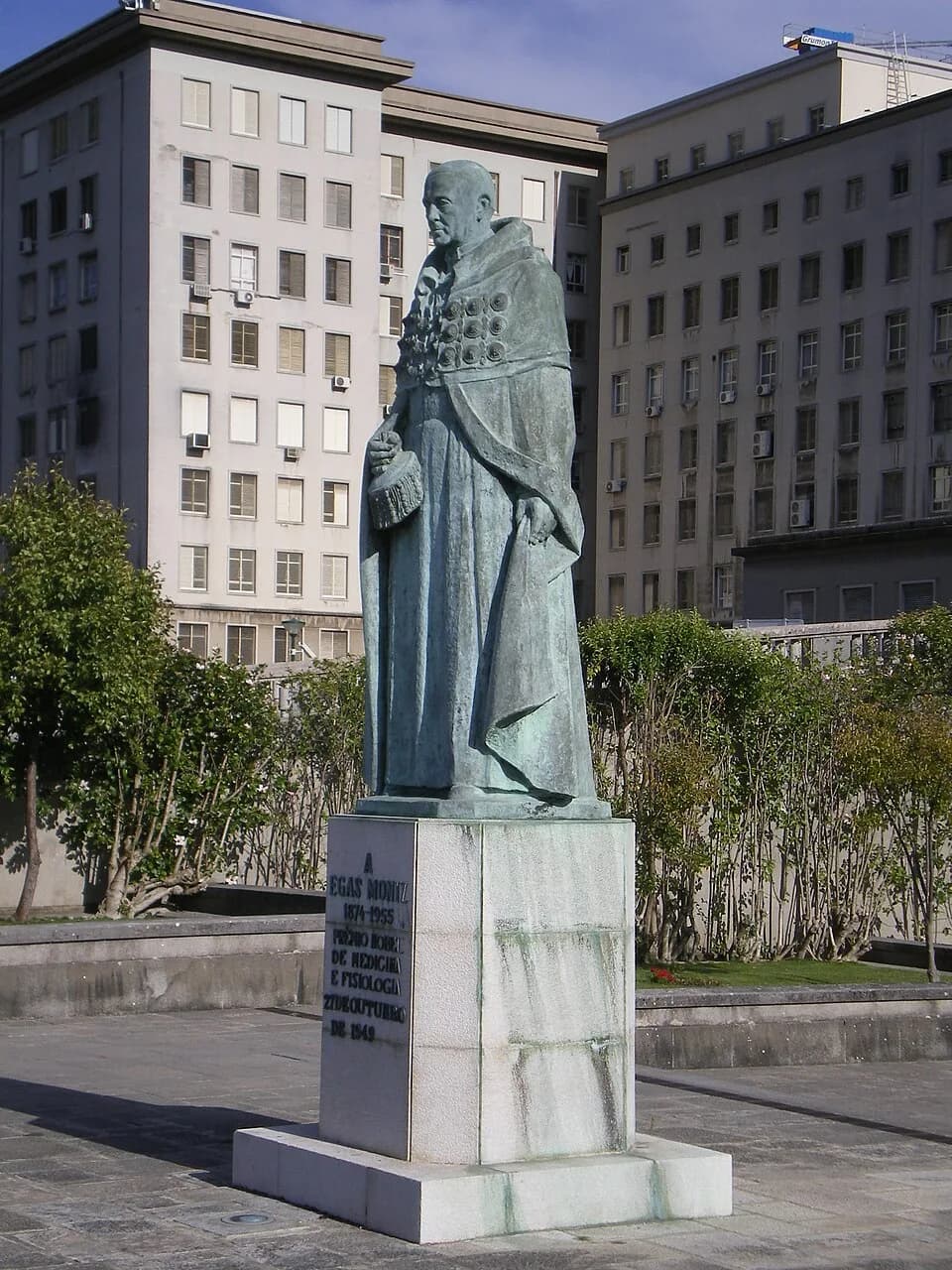 António Egas Moniz - Egas Moniz Statue, Faculty of Medicine, University of Lisbon.