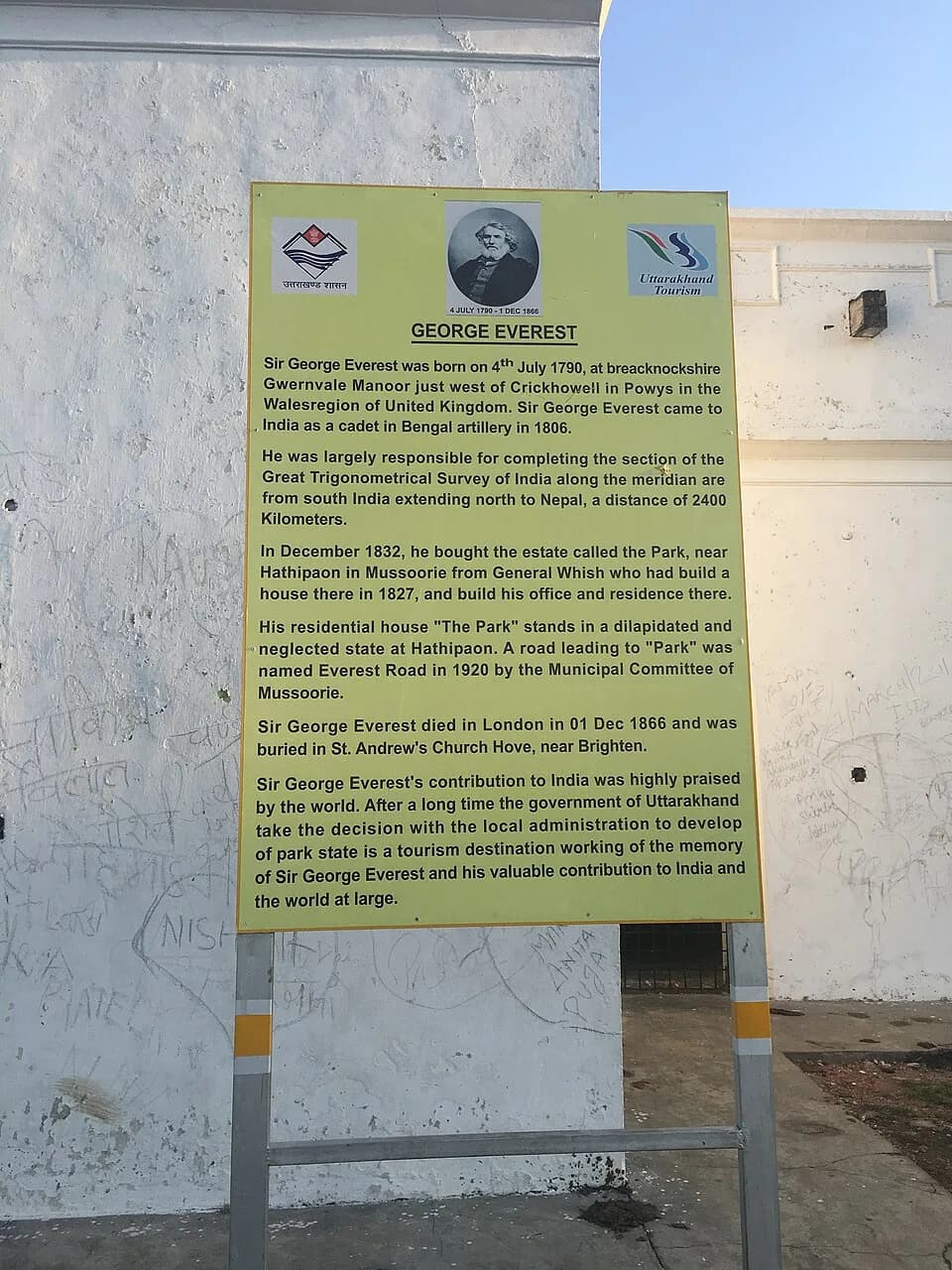 George Everest - Some history learnt!!