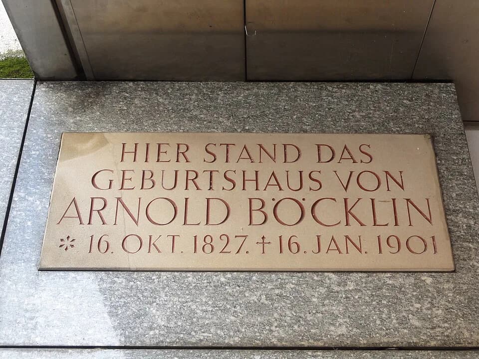 Arnold Böcklin - Basel BS — Gedenktafel an den Maler Arnold Böcklin