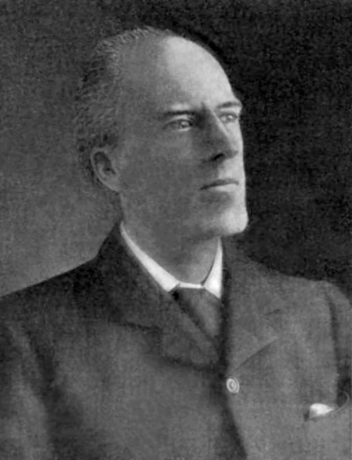 Karl Pearson - 1912 photograph of Karl Pearson, English mathematician and eugenicist.  Caption: "KARL PEARSON - Equally distinguished as mathematician, lecturer, writer, and organizer of statistical r