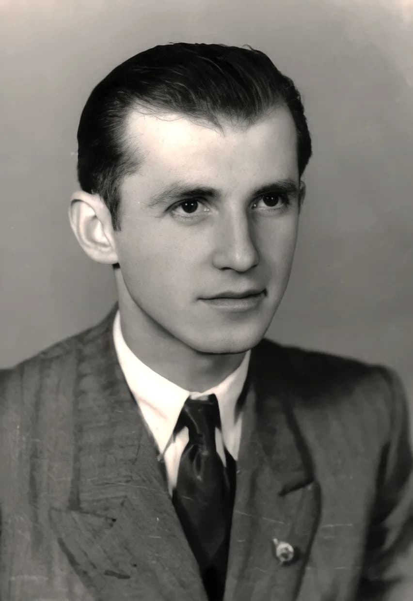 Ramiz Alia - A portrait of a young Ramiz Alia