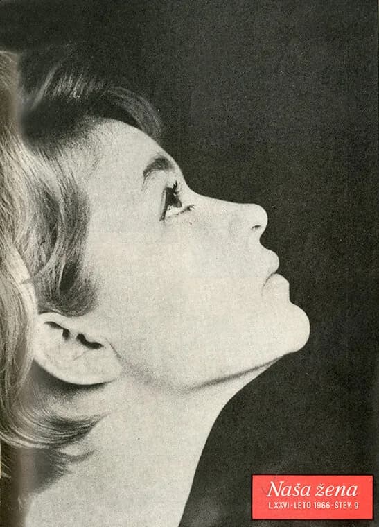 Milena Dravić - Naslovnica revije Naša žena.