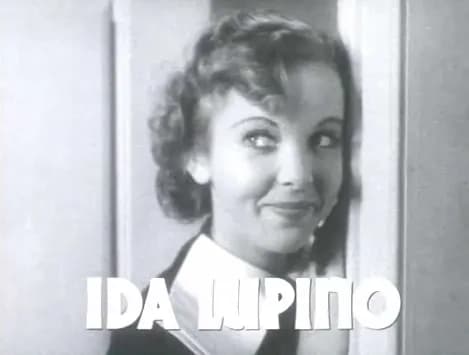 Ida Lupino - Cropped screenshot of Ida Lupino from the trailer for the film Sea Devils