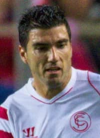 José Antonio Reyes - 16.04.2015. Испания, Севилья, стадион «Эстадио Рамон Санчес Писхуан». Лига Европы УЕФА 2014/2015, 1/4 финала, «Севилья» — «Зенит». На снимке José Antonio Reyes.