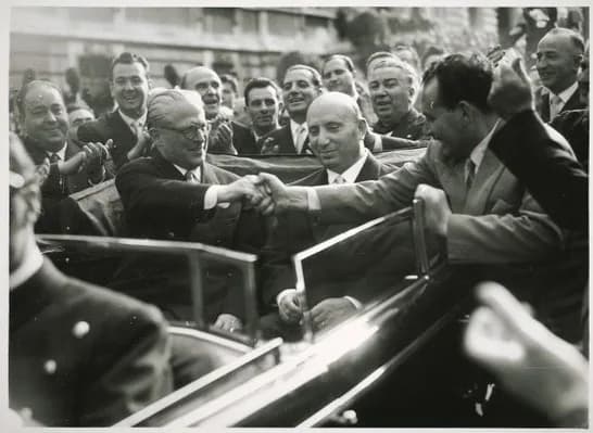 Giovanni Gronchi - Giuramento del Presidente della Repubblica Giovanni Gronchi