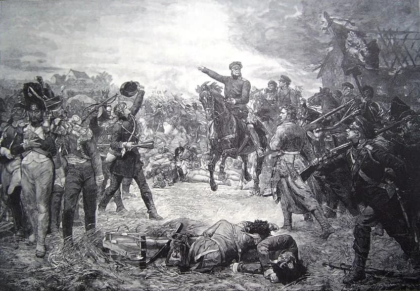 Gebhard Leberecht von Blücher - BLÜCHER BEI WATERLOO
