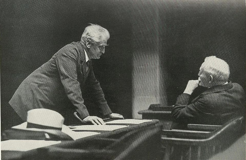 Christian Lous Lange - Erich Salomon: Christian Lous Lange; Raoul Dandurand