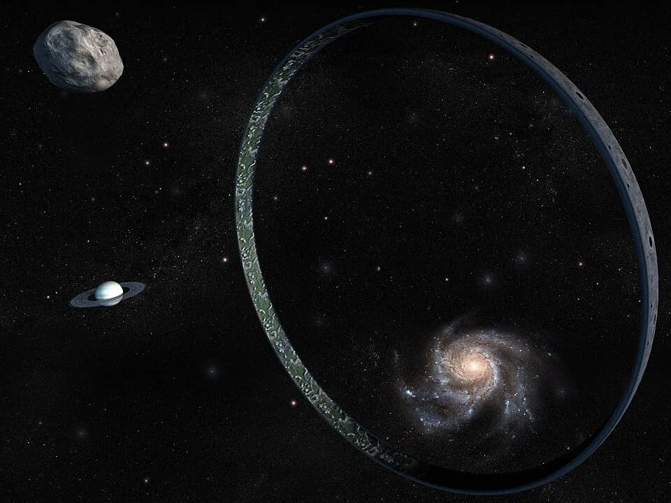 Iain Banks - A 3D model of a Culture's orbital.