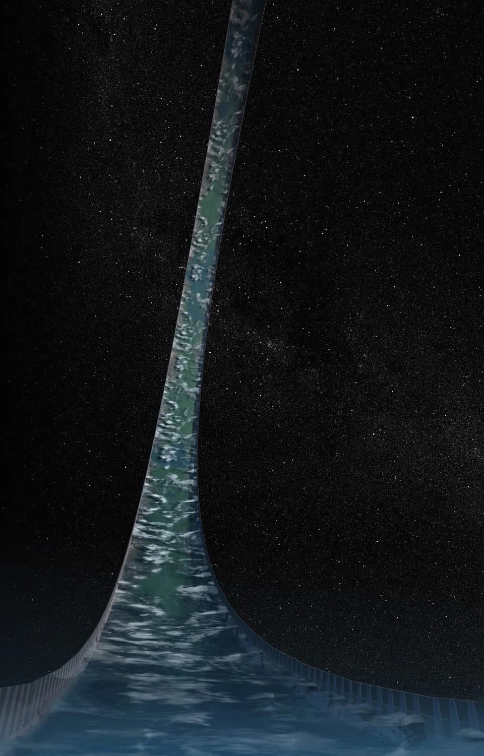 Iain Banks - A 3D model of a Culture's orbital