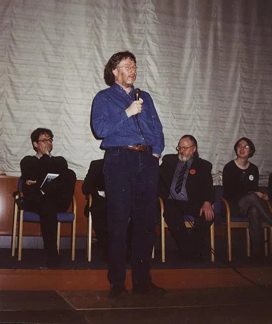 Iain Banks - Iain (M.) Banks as guest of honour at a science fiction convention in Bergen, 2000