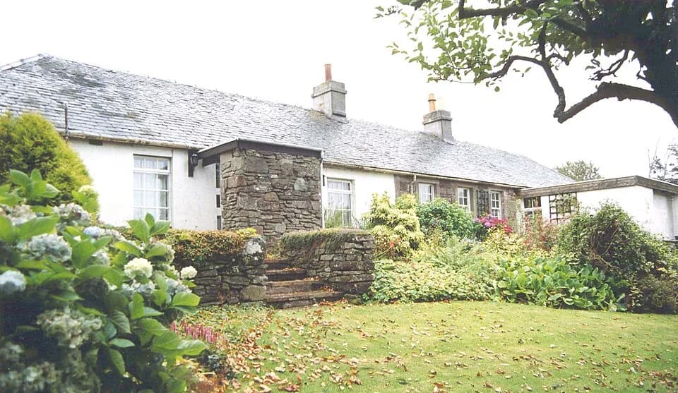 A. J. Cronin - Rosebank Cottage, Cardross, Scotland; Birthplace of the writer A. J. Cronin
photo from personal collection of Rosebank Cottage, Cardross, Scotland