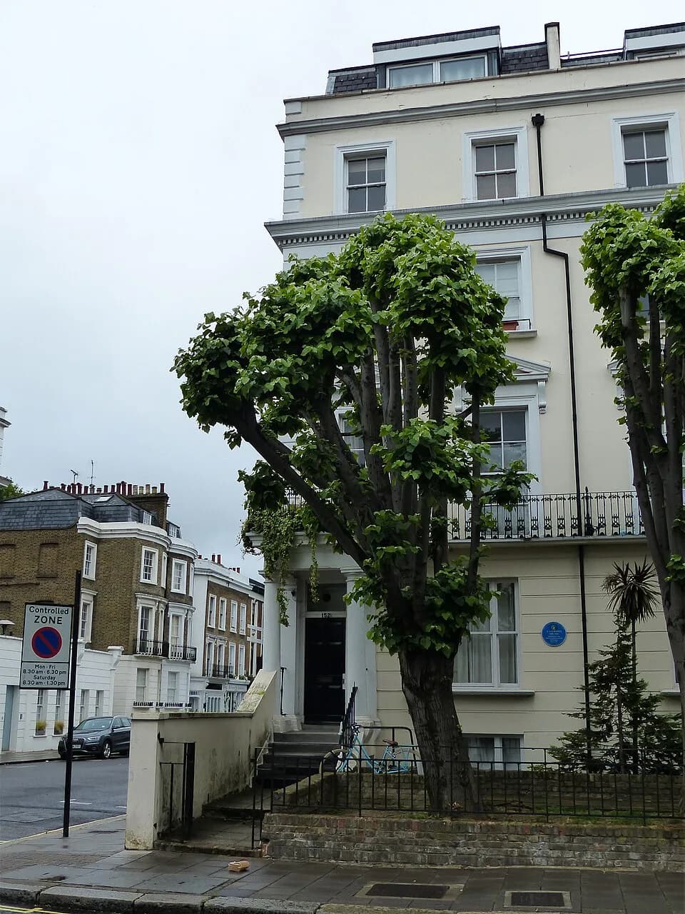 A. J. Cronin - A. J. Cronin house, 152 Westbourne Grove, Notting Hill, London