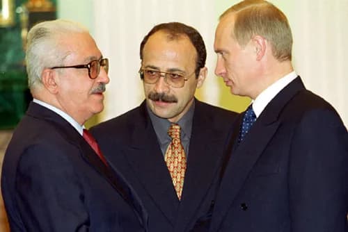 Tariq Aziz - THE KREMLIN, MOSCOW. Meeting with Iraqi Deputy Prime Minister Tariq Aziz.