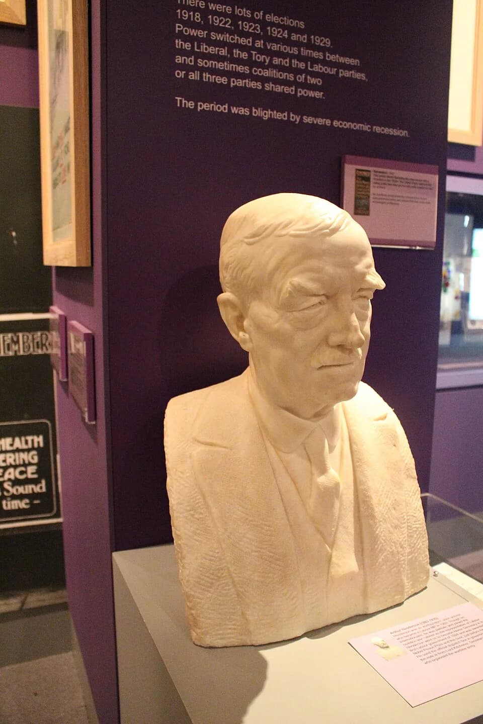 Arthur Henderson - Arthur Henderson PC (20 September 1863 – 20 October 1935) was a British iron moulder and Labour politician. He was the first Labour cabinet minister, the 1934 Nobel Peace Prize Laur