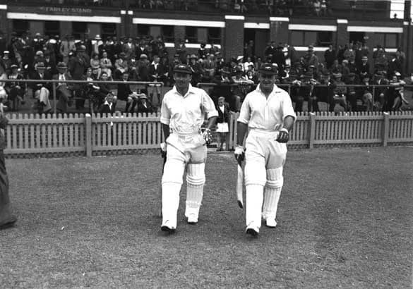 Don Bradman - Don Bradman and Stan McCabe.jpg