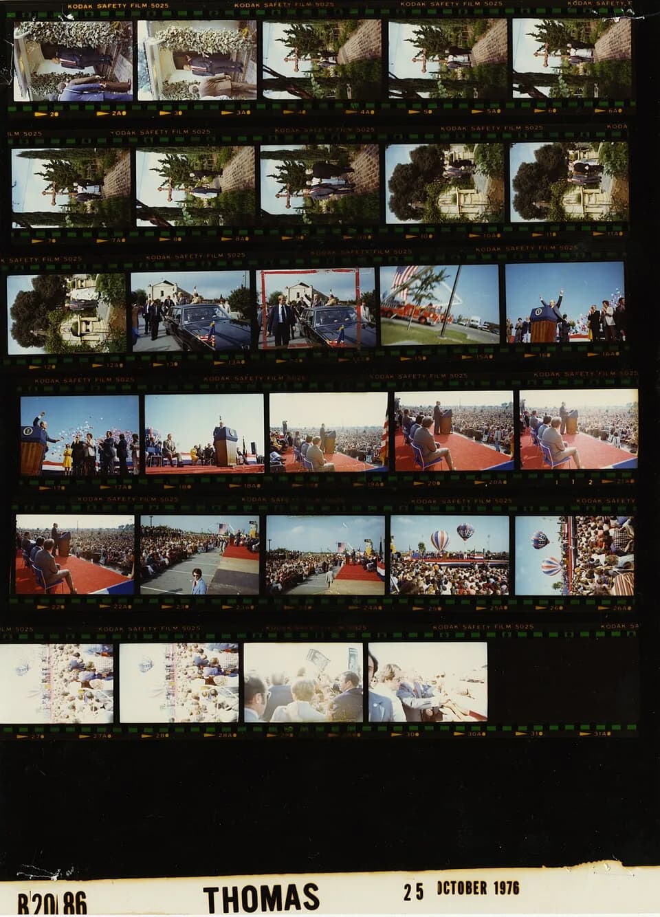Glenn Ford - The photo contact sheet, identified as B2086 by the White House Photographic Office (WHPO), is housed at the Gerald R. Ford Presidential Library, a branch of the National Archives and Rec