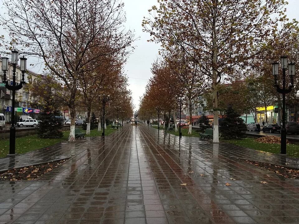 Rasul Gamzatov - Park on the main avenue in Makhachkala