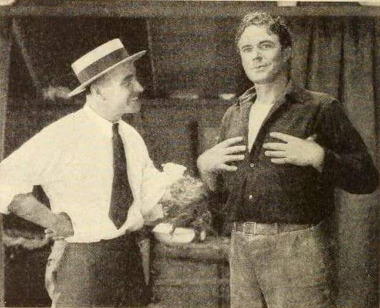 Frank Lloyd - Director Frank Lloyd and actor House Peters, page 92 October 1921 Photoplay.