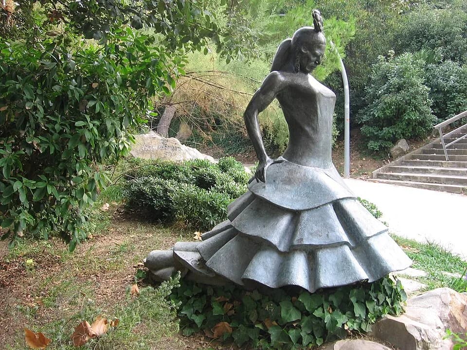 Carmen Amaya - A Carmen Amaya, de Josep Cañas, Jardines de Joan Brossa, Barcelona.