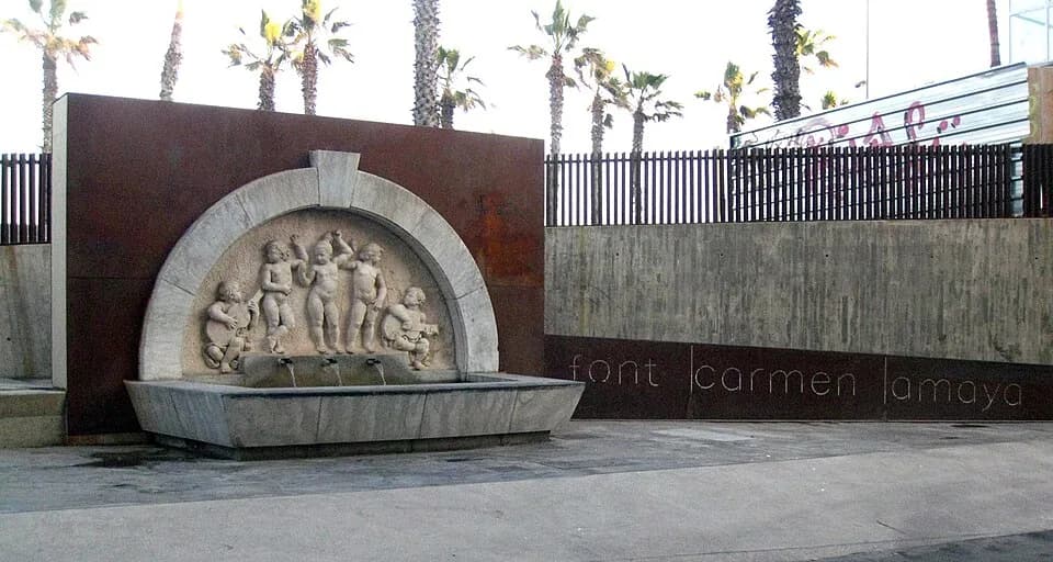 Carmen Amaya - This is a photo of public art indexed in the cataloge Art Públic of Barcelona (Spain) under the code number