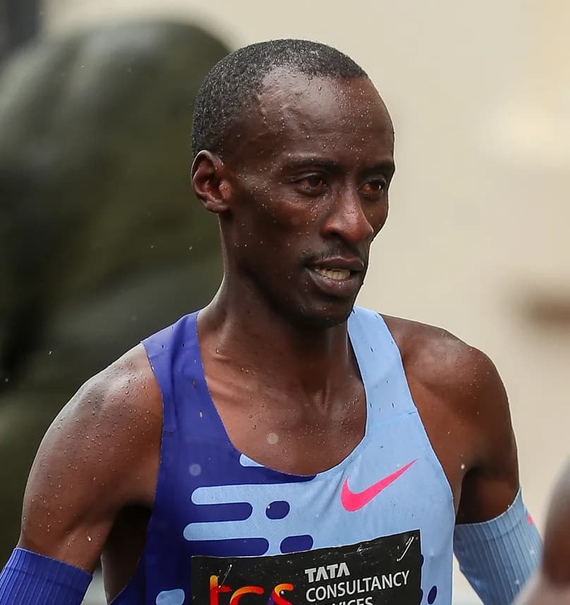 Kelvin Kiptum - 2023 TCS London Marathon - Elite men race - Kelvin Kiptum (3). Winner of the men race.