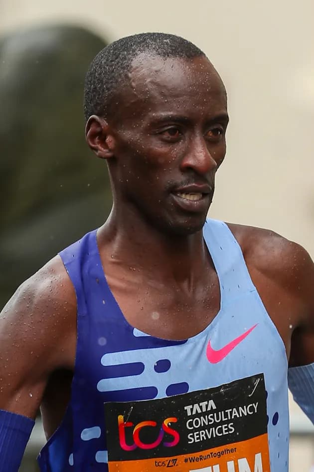 Kelvin Kiptum - Kelvin Kiptum at the 2023 London Marathon