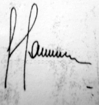 Leopoldo Fortunato hdp - Firma de Leopoldo Fortunato Galtieri.