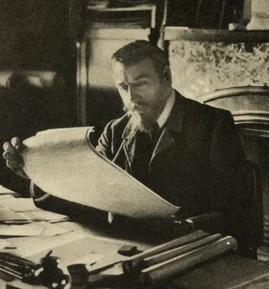 Victor Horta - Portrait of Victor Horta c. 1900 in "La Belgique d'aujourd'hui" (The Belgium of today). Scanned by Henrotte Damien on January 13 2007