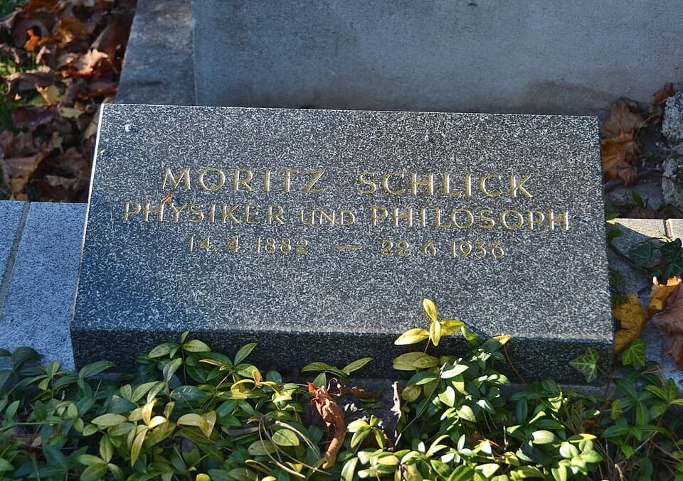 Moritz Schlick - Ehrengrab des Physikers und Philosophen Moritz Schlick auf dem Pötzleinsdorfer Friedhof in Wien-Währing.
