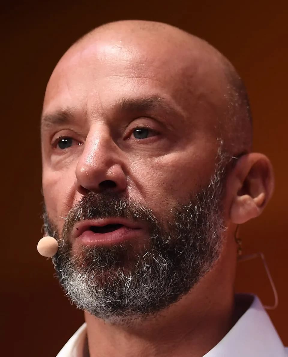 Gianluca Vialli - 12 July 2017; Gianluca Vialli, Co-Founder of Tifosy, on Center stage during day two of RISE 2017 in Hong Kong. Photo by Stephen McCarthy / RISE / Sportsfile