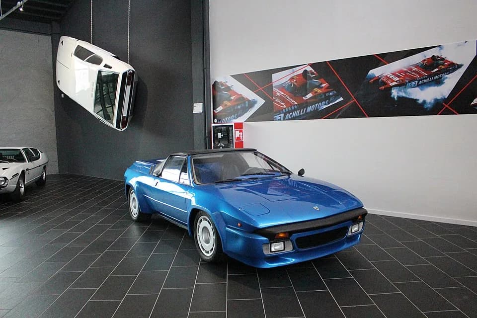 Ferruccio Lamborghini - Lamborghini Jalpa Prototyp Vollcabrio Front Ferruccio Lamborghini Museum