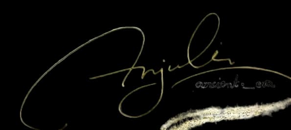 Madhubala - Signature of Bollywood Actress Madhubala