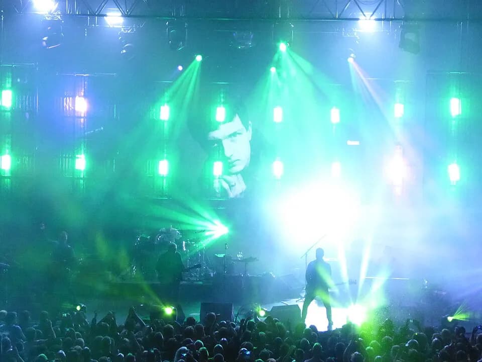 Ian Curtis - New Order, Tempodrom, Möckernstraße 10, Berlin, Germany, November 2015