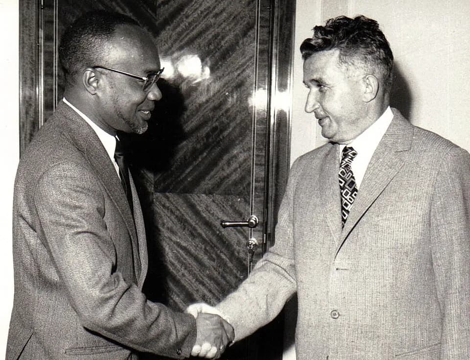 Amílcar Cabral - Primirea la Nicolae Ceauşescu a delegaţiei Partidului African al Independenţei condusă de Amilcar Cabral (Guineea-Bissau şi Insulele Capului Verde).( iunie 1972).