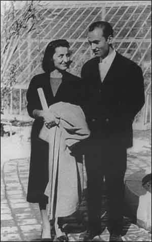 Ali Shariati - Ali Shariati and Pooran Shariat Razavi (his wife)