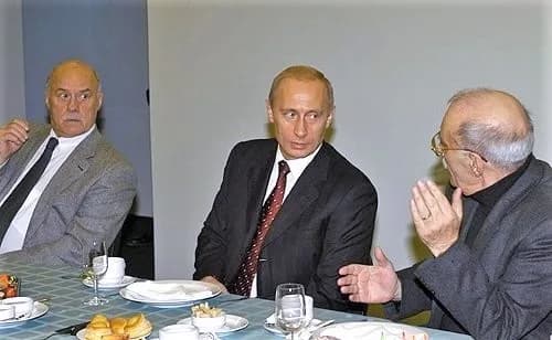 Georgiy Daneliya - Владимир Путин на киностудии "Мосфильм"