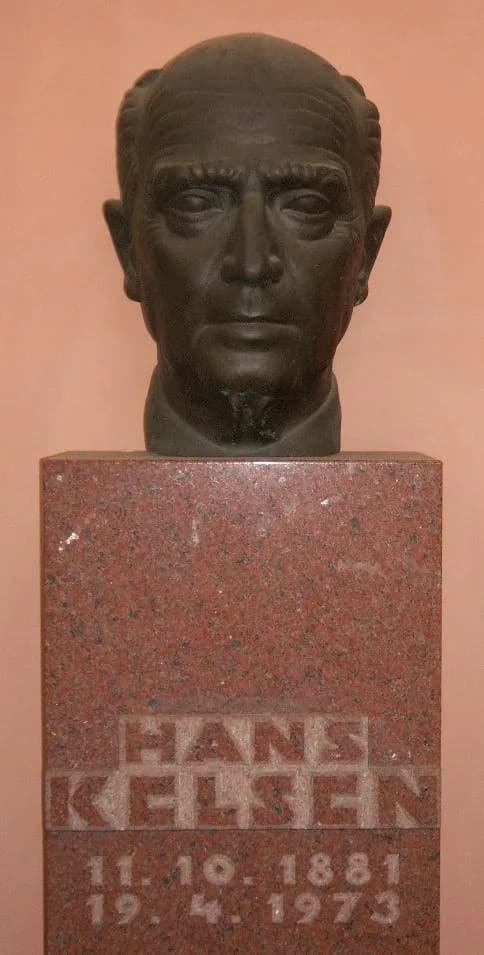 Hans Kelsen - Bust of Hans Kelsen in the ambulatory of the University of Vienna.