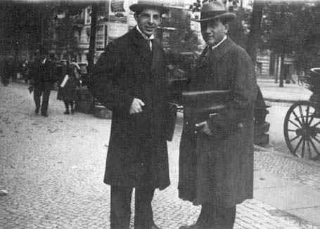 George Pólya - Gábor Szegő (left) and George Pólya (right)