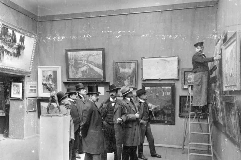 Max Liebermann - For documentary purposes the German Federal Archive often retained the original image captions, which may be erroneous, biased, obsolete or politically extreme. ADN-ZB/Archiv
Berlin 1